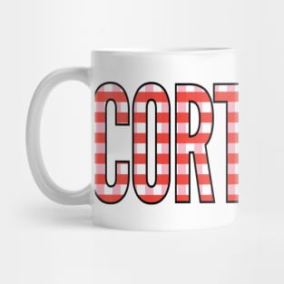 Cortland Gingham Pattern Mug